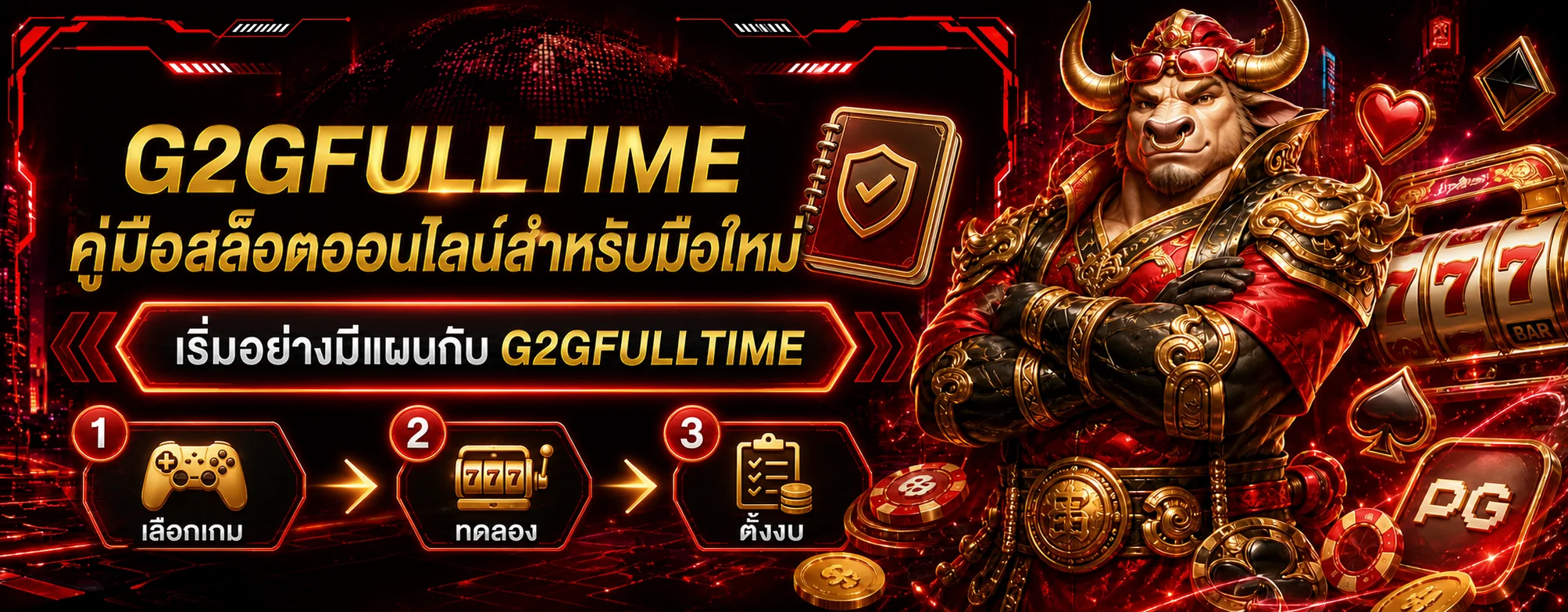 G2GFULLTIME สล็อตมือใหม่ | เลือกเกม ทดลอง ตั้งงบ